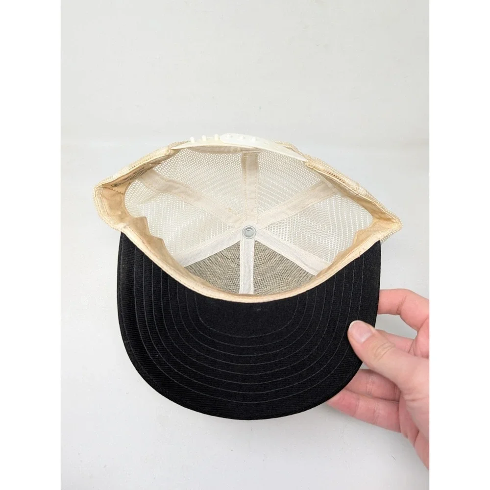 Vintage All Pro Kmart 3 Stripe Mesh Trucker Snapback Baseball Cap‎ Hat 1970s 70s